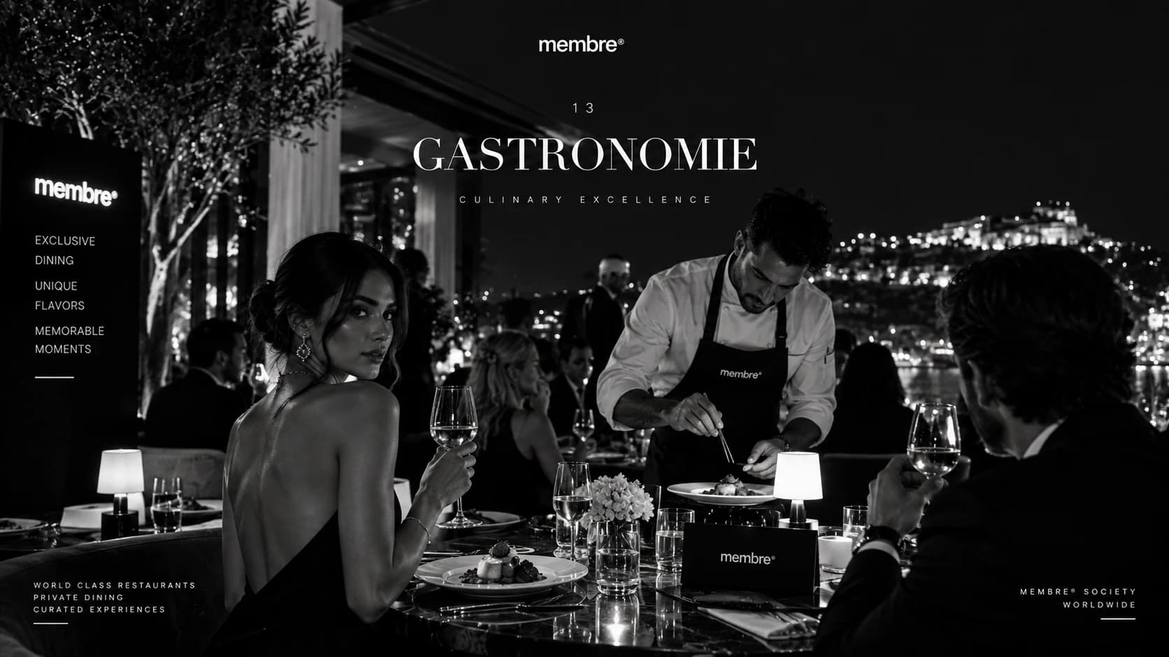 Gastronomie, chefs et tables d’exception — MEMBRE® Society
