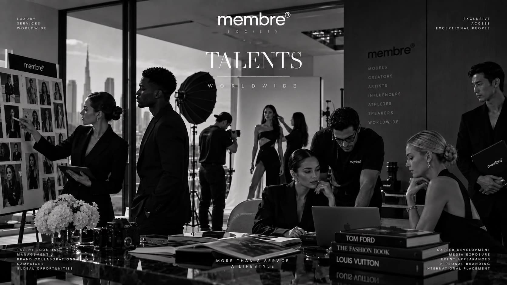 Talents internationaux et profils créatifs — MEMBRE® Society